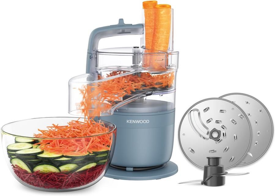 Kenwood MultiPro Go FDP23.140GY Foodprocessor Storm Grey Express Serve Go collectie