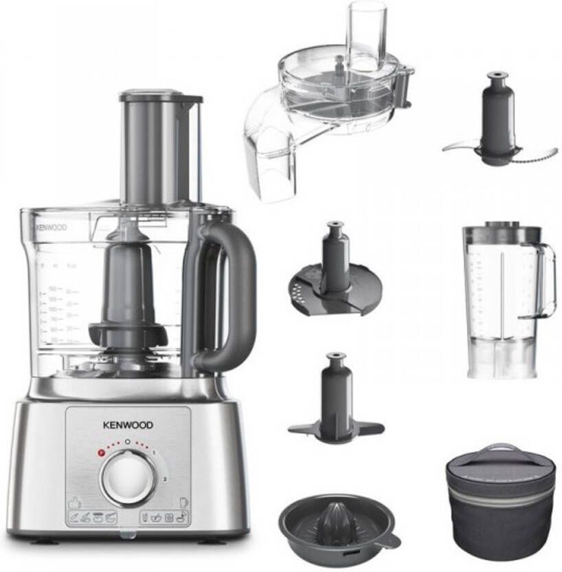 Kenwood MultiPro Express foodprocessor 1000 W 3L Zilver