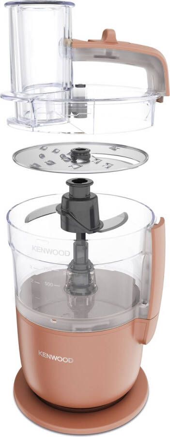 Kenwood MultiPro Go Foodprocessor FDP22.130RD Snij Rasp direct op je bord Opbergen in je keukenlade Veelzijdig: hakken snijden raspen Vaatwasser bestendige accessoires -[onderdeel GO collectie] - Foto 6