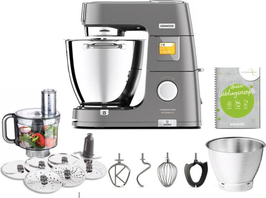 Kenwood Titamium Chef Patissier XL KWL90.594SI Keukenmachine Zilver