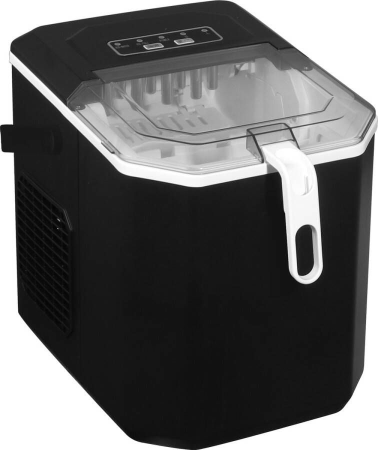 Kicinn IJsblokjesmachine IJsblokjes Machine IJsblokjesmaker IJsschep 12kg 24uur Zelfreinigingsfunctie Zwart - Foto 2