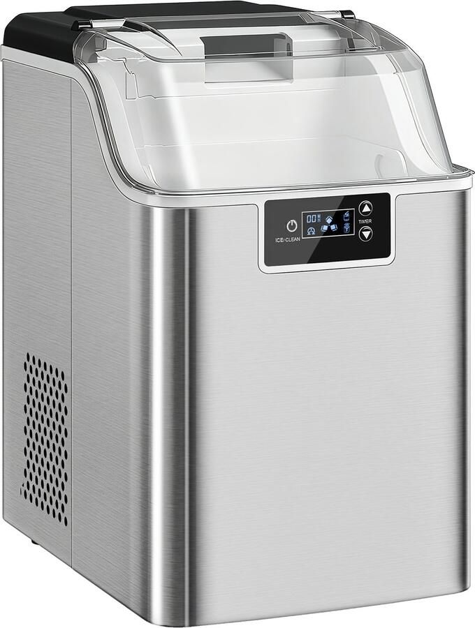 Killogood Ijsblokjesmachine 20kg 24u ijsie met 2 1L watertank zilver - Foto 2