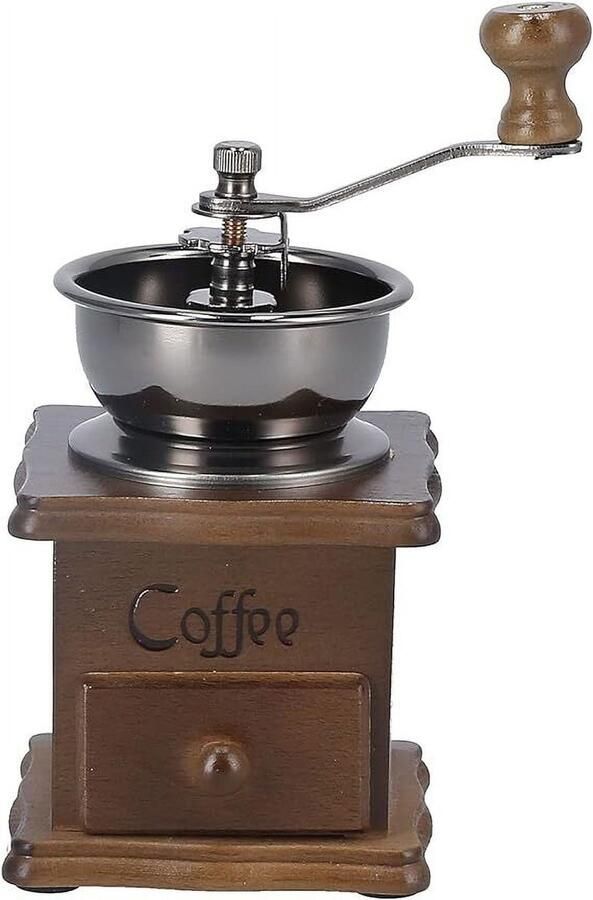 Killogood Retro Handkoffiemolen – Lade-uitvoering met Draaihandvat – Voor Koffiebonen Espresso Kruiden Specerijen en Noten – Voor Thuis en Kantoor