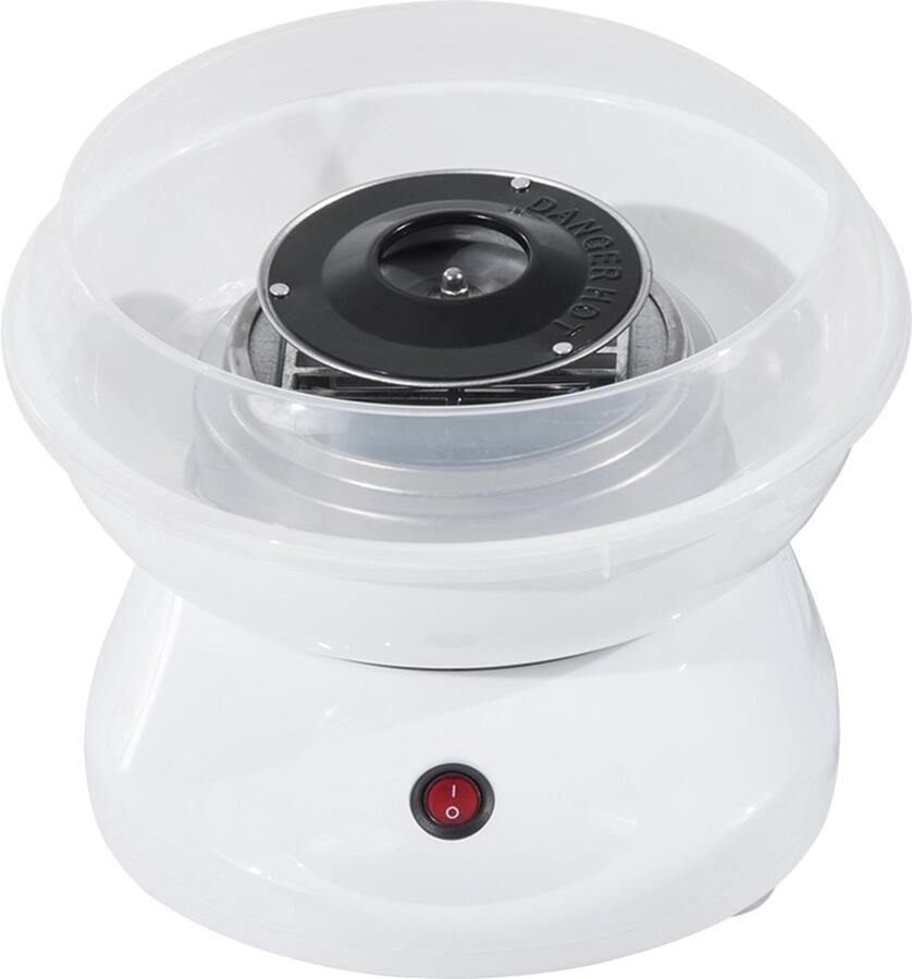 Killogood Suikerspinmachine voor thuis hoogte 18 cm 550W voor kinderfeestjes verjaardagen evenementen wit