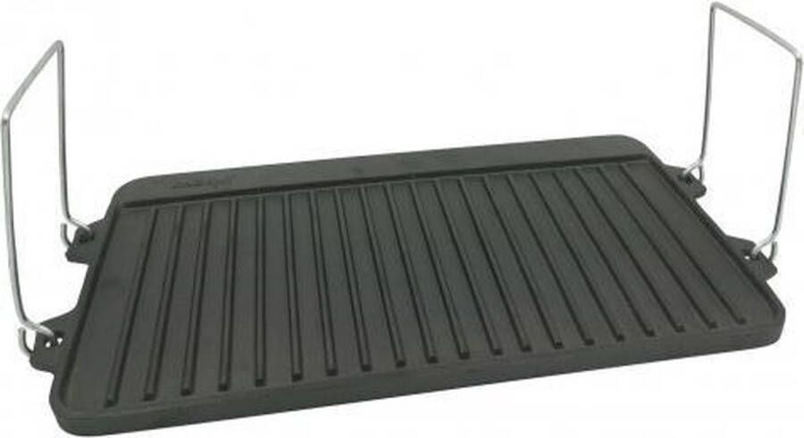 KINGHOFF KH-1262 44x24 cm grillplaat omkeerbaar Gietijzeren