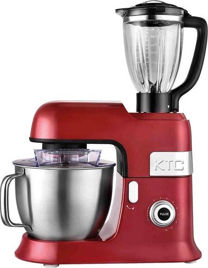 KITCHEN COOK EXPERT_XL_RED keukenmachine 1300 W 6 5 l Rood
