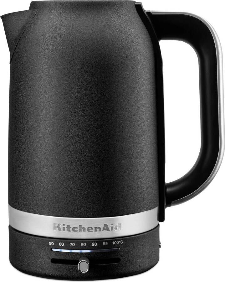 KitchenAid 859711684180 waterkoker 1 7 l 2400 W Zwart Roestvrijstaal