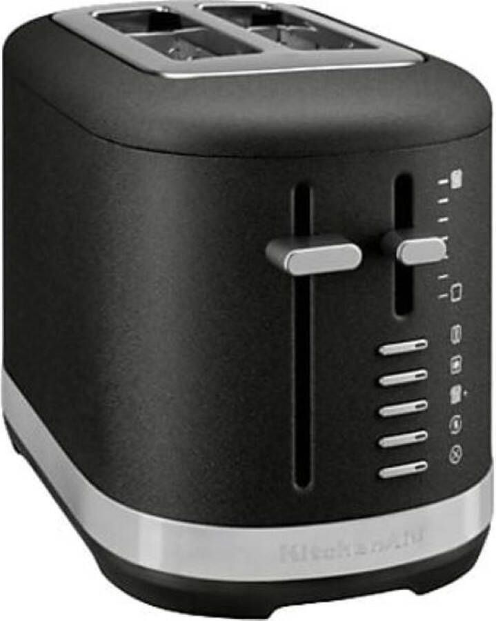 KitchenAid 5KMT2109EBK broodrooster 7 2 snede(n) 980 W Mat Zwart