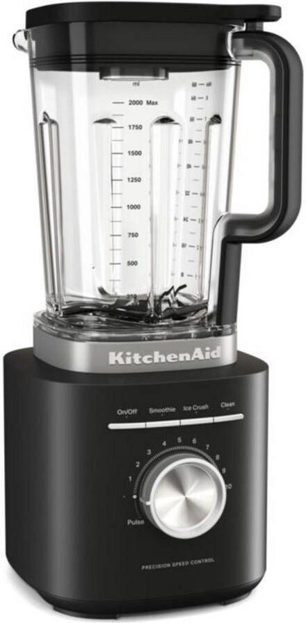 KitchenAid 5KSB2073EBM Pure Power Blender 2L Matzwart