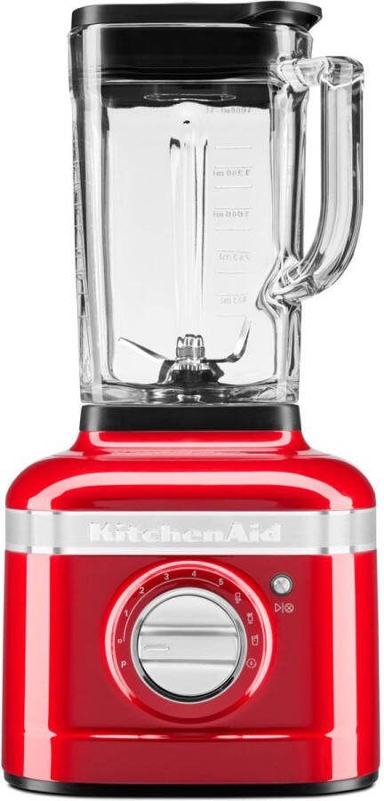 KitchenAid Blender 5KSB4026EER Artisan Glazen kan van 1 4 L 1200W Smoothie maker Keizerrood