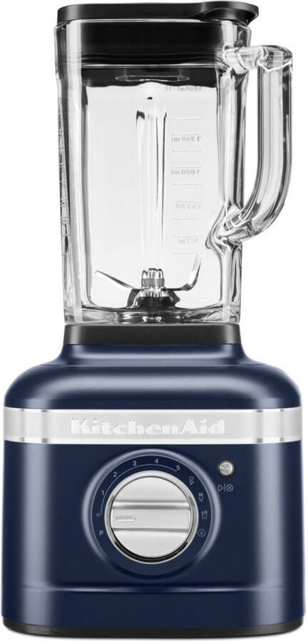 KitchenAid Blender 5KSB4026EIB Artisan Glazen kan van 1 4 L 1200W Smoothie maker Inkt blauw