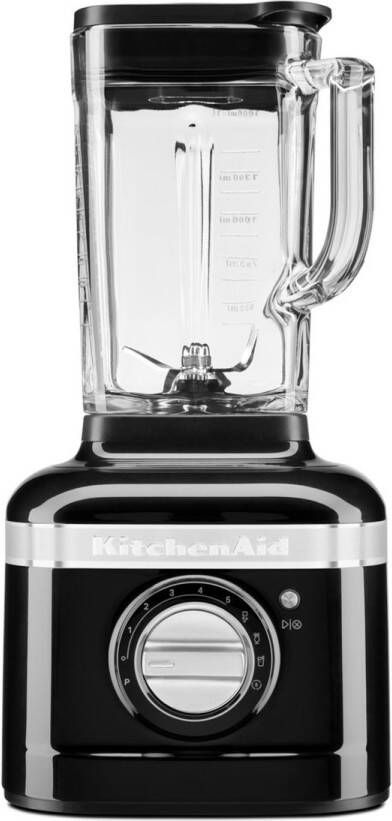 KitchenAid Blender 5KSB4026EOB Artisan Glazen kan van 1 4 L 1200W Smoothie maker Onyx Zwart