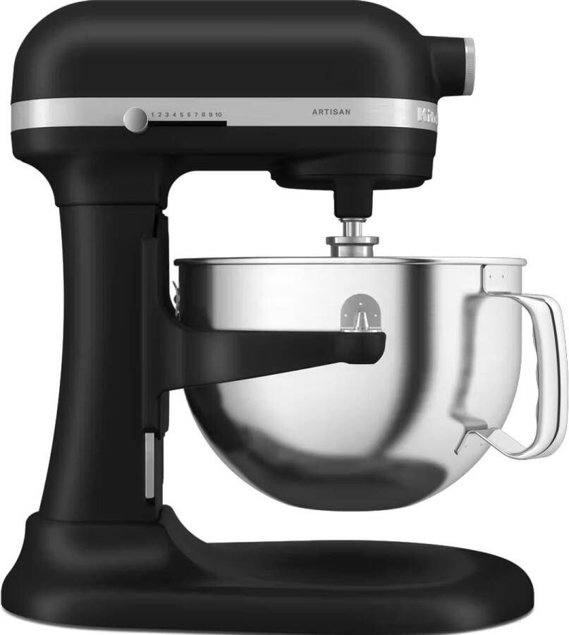 Kitchenaid Artisan 5KSM60SPXEBM Matzwart | Keukenrobots | 8003437630606 - Foto 1