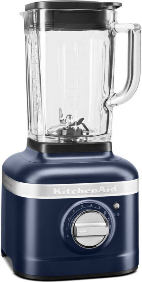 KitchenAid Blender Artisan Glazen kan van 1 4 L 1200W Smoothie maker Inkt blauw - Foto 2
