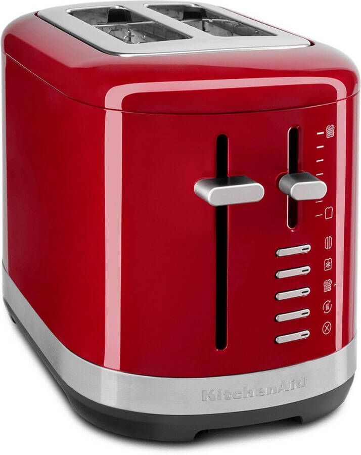 KitchenAid Broodrooster voor 2 sneden 7 standen voor bruiningsregeling en extra functies Extra brede sleuven Keizerrood