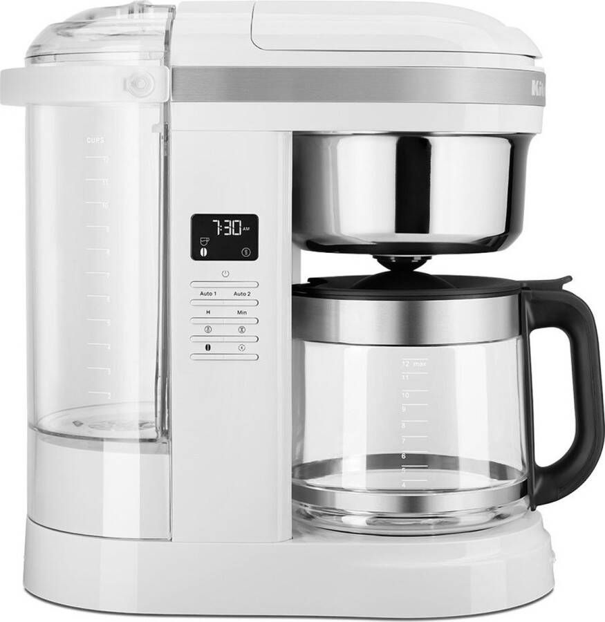 KitchenAid Filter Koffiezetapparaat Koffiemachine Classic met programmeerfunctie 1 7 L Wit