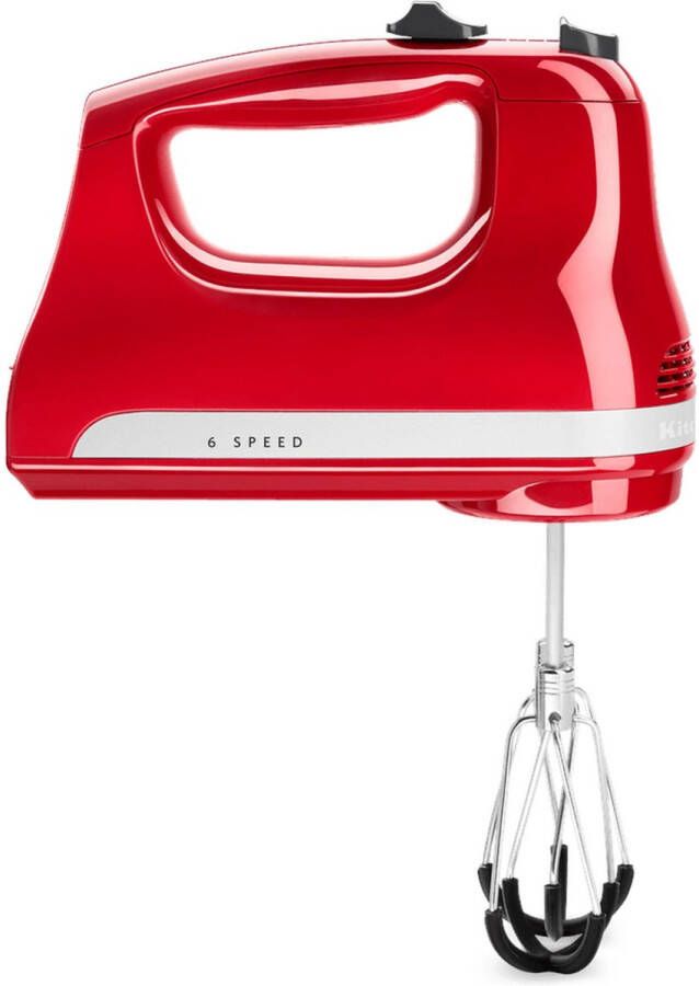 KitchenAid Handmixer 6 standen keizerrood 5KHM6118EER