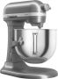 KitchenAid Artisan Standmixer met in Hoogte Verstelbare Kom Krachtig stil 11 snelheden roestvrijstalen accessoires en capaciteit van 6 6L Tingrijs - Thumbnail 1