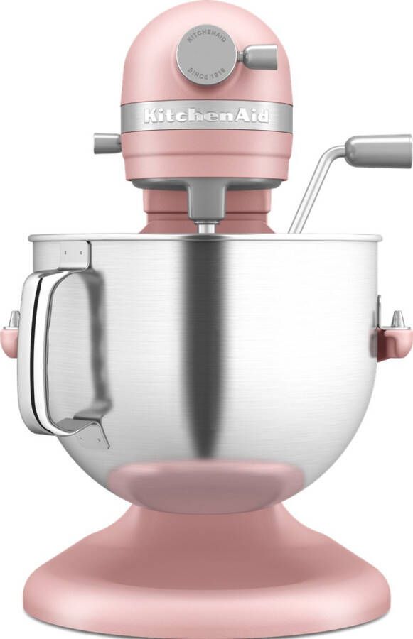 KitchenAid keukenmachine Artisan In hoogte verstelbare kom 375 W Krachtig met 11 snelheden Roestvrijstalen accessoires 6 6L Roze