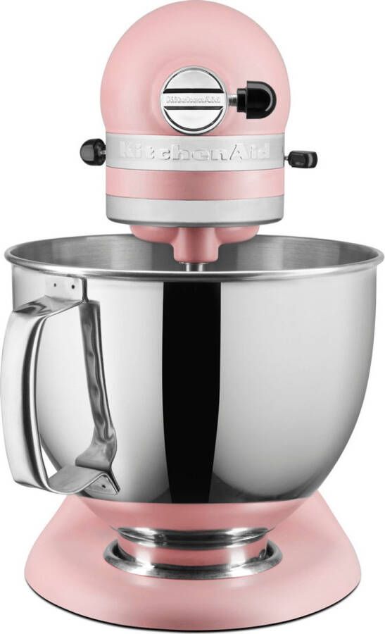 KitchenAid keukenmachine Artisan Keukenrobot met 5 accessoires en 2 mengkommen 300 W 3 L en 4 8 L Roze - Foto 2