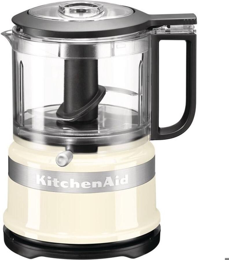 KitchenAid Mini Hakmolen Keukenmachine handig en veelzijdig met pulseerstand en twee snelheden 830ml Almond cream beige
