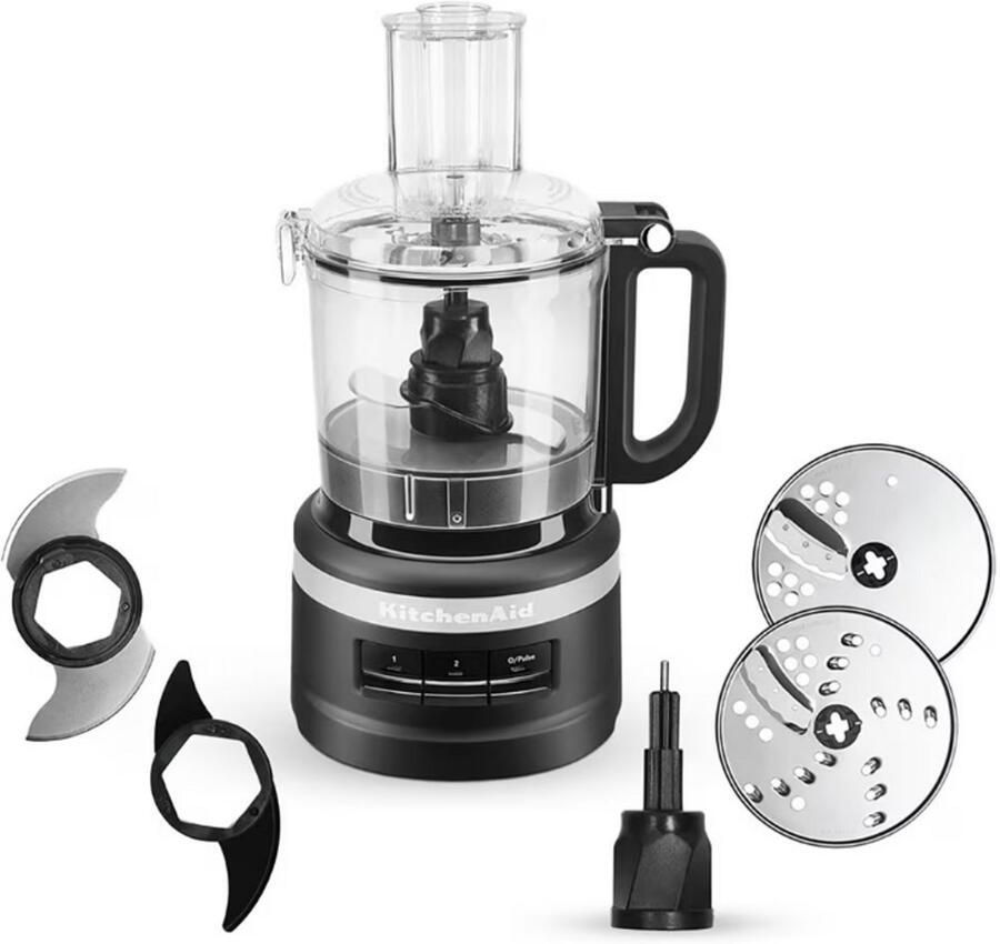 Kitchenaid Foodprocessor Mat Zwart 5KFP0719EBM | Keukenapparaten | 5413184913120 - Foto 5