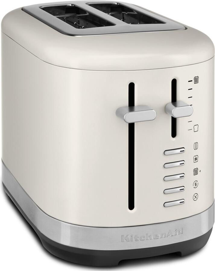 KitchenAid 5KMT2109EPL Broodrooster Porcelein Wit 2 Sleuven 1100 W Inclusief kruimellade