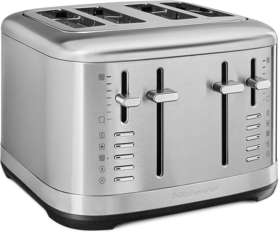 KitchenAid 5KMT4109ESX Broodrooster RVS 4 Sleuven 7 Bruiningstanden