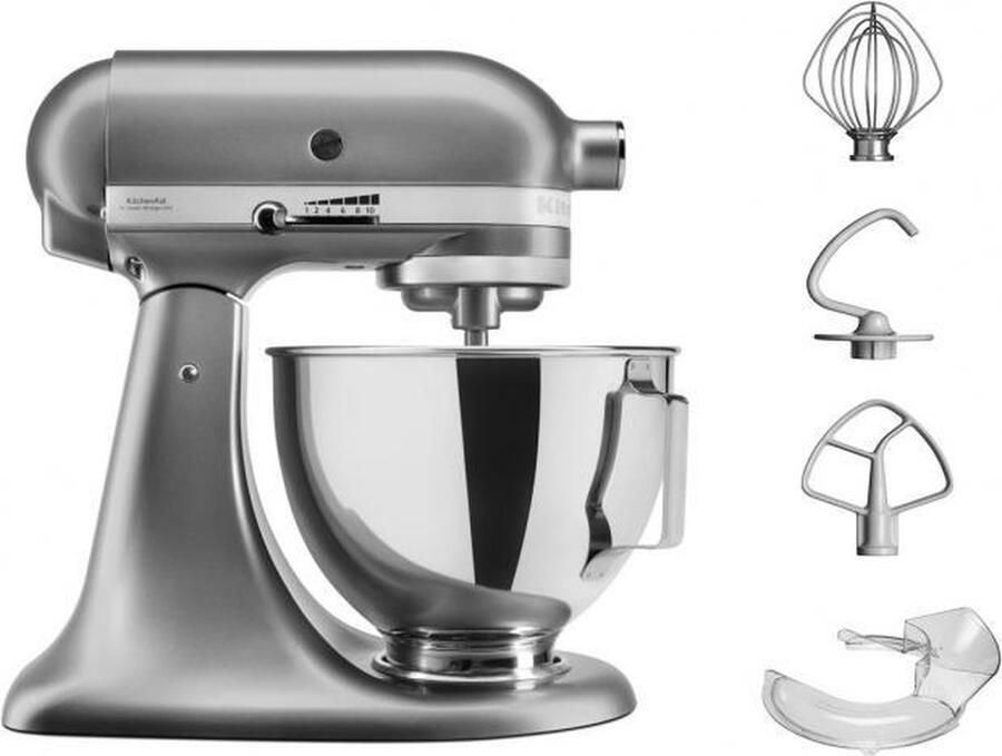 Kitchenaid KSM95PSECU Zilver | Keukenrobots | Keuken&Koken Keukenapparaten | 5KSM95PSECU