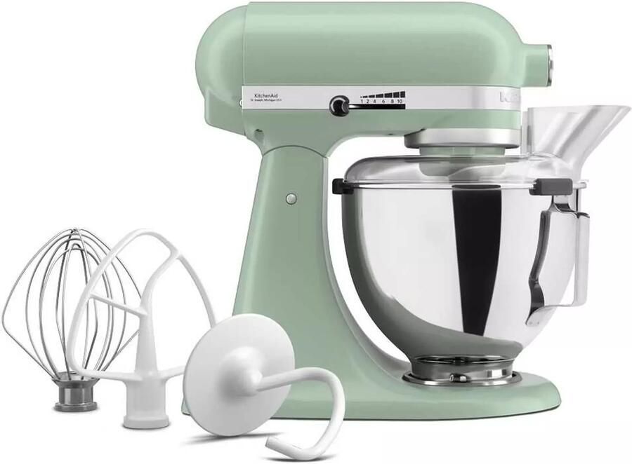 KitchenAid Artisan 5KSM95PSEDC Keukenmachine 4 3L Groen 3 Menghaken