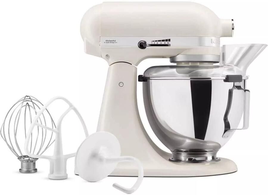 KitchenAid Artisan 5KSM95PSEPL Keukenmachine 4 3L Porselein wit 3 Menghaken