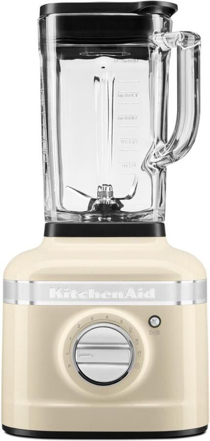 KitchenAid Blender Artisan Glazen kan van 1 4 L 1200W Smoothie maker Almond Cream