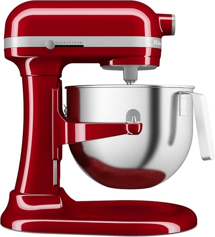 KitchenAid keukenmachine Artisan In hoogte verstelbare kom 375 W Krachtig met 11 snelheden 4 Roestvrijstalen accessoires 6 6L Empire Red