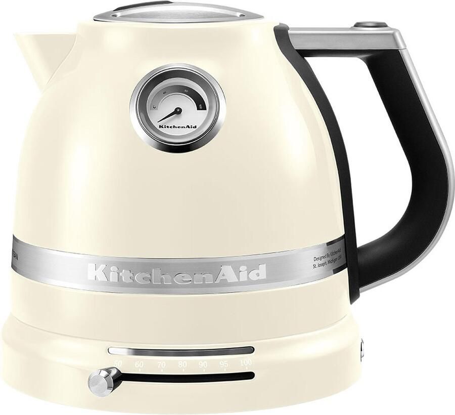KitchenAid Waterkoker Artisan Amandelwit 5KEK1522EAC TEMPERATUURREGELING 1 5L - Foto 2