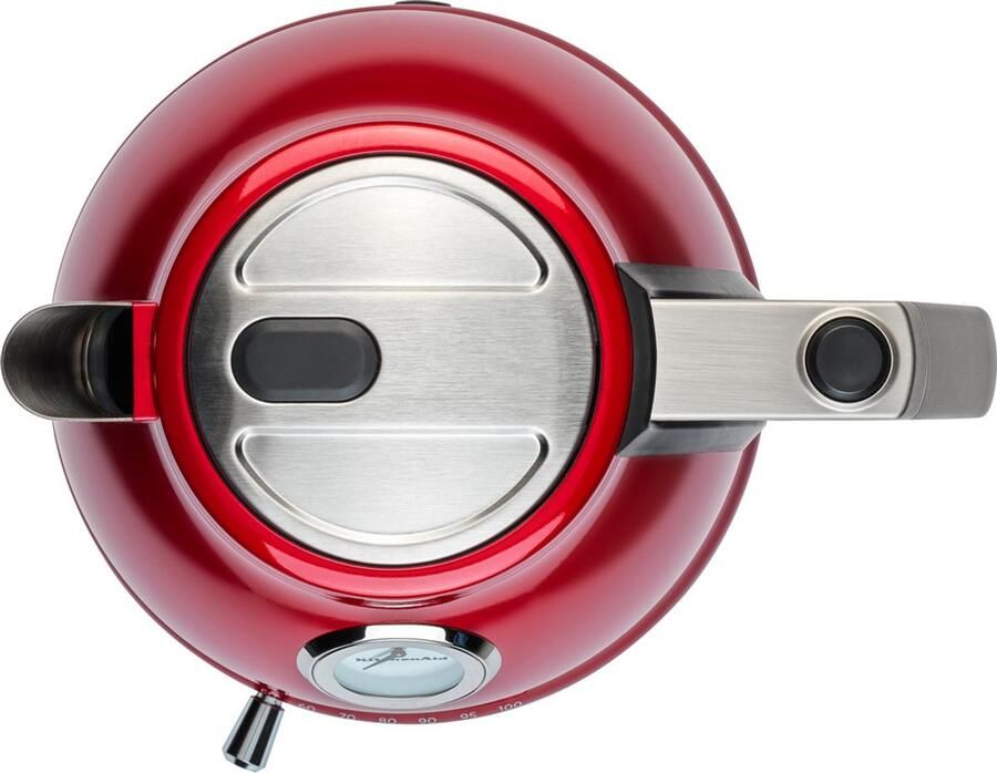 KitchenAid Waterkoker met temperatuurregeling 1 5 L Artisan Retro waterkoker dubbelwandig 2400 W Appelrood - Foto 6