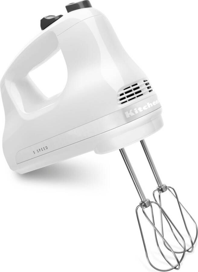 Kitchenaid Classic Handmixer 5KHM5110EWH Wit | Mixers | Keuken&Koken Keukenapparaten | 5413184410544