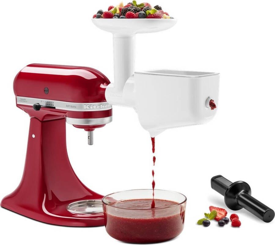 KitchenAid Vleesmolen en Fruit-en Groentezeef accessoire 5KSMFVSFGA