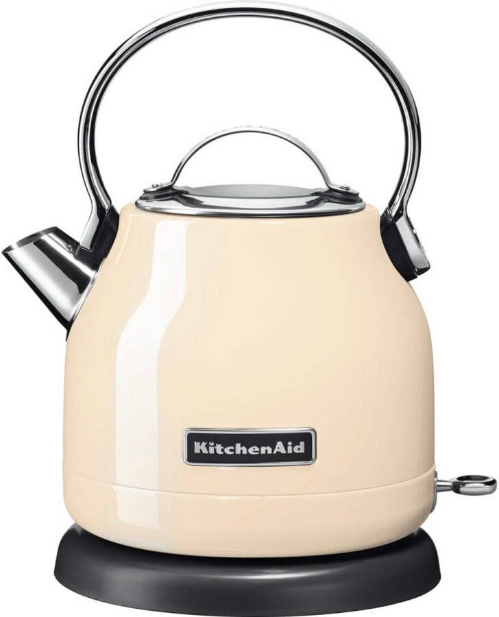 KitchenAid Waterkoker kalkfilter amandelwit 1.25 liter 5KEK1222EAC - Foto 2