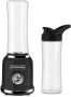 KitchenApp Retro blender to go Inclusief Ebook Smoothie maker Inclusief twee bekers en meerdere accessoires Zwart - Thumbnail 2