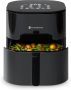 KitchenBrothers Airfryer XL 5L 2000W PFAS-Vrij Heteluchtfriteuse Dual Heating 80ºC tot 200ºC 8 Kookprogramma's Zwart - Thumbnail 2
