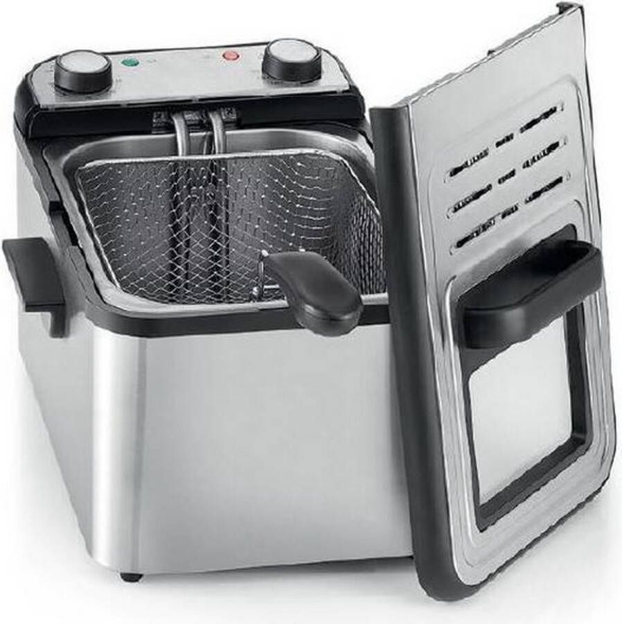 KitchenChef KCP.FR42PRO friteuse 4 2 l Enkel Roestvrijstaal Losstaand 3000 W - Foto 1