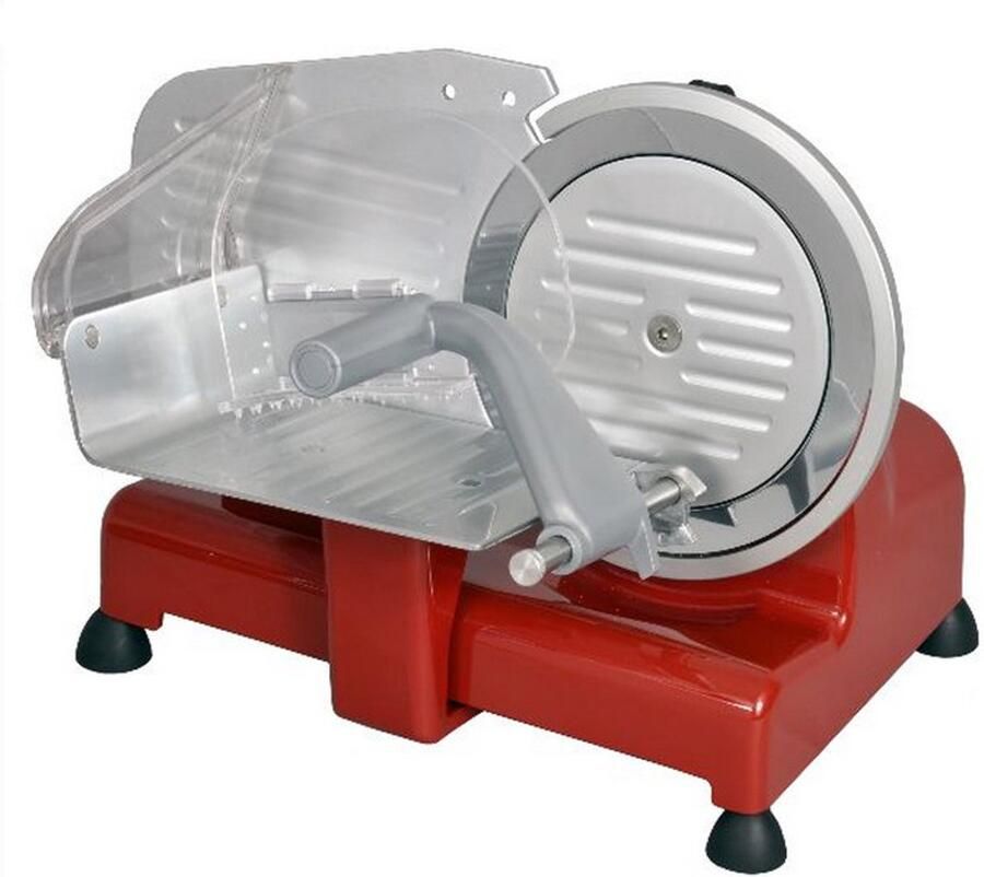 KitchenChef KCPTR195R snijmachine Electrisch 110 W Rood Roestvrijstaal Aluminium