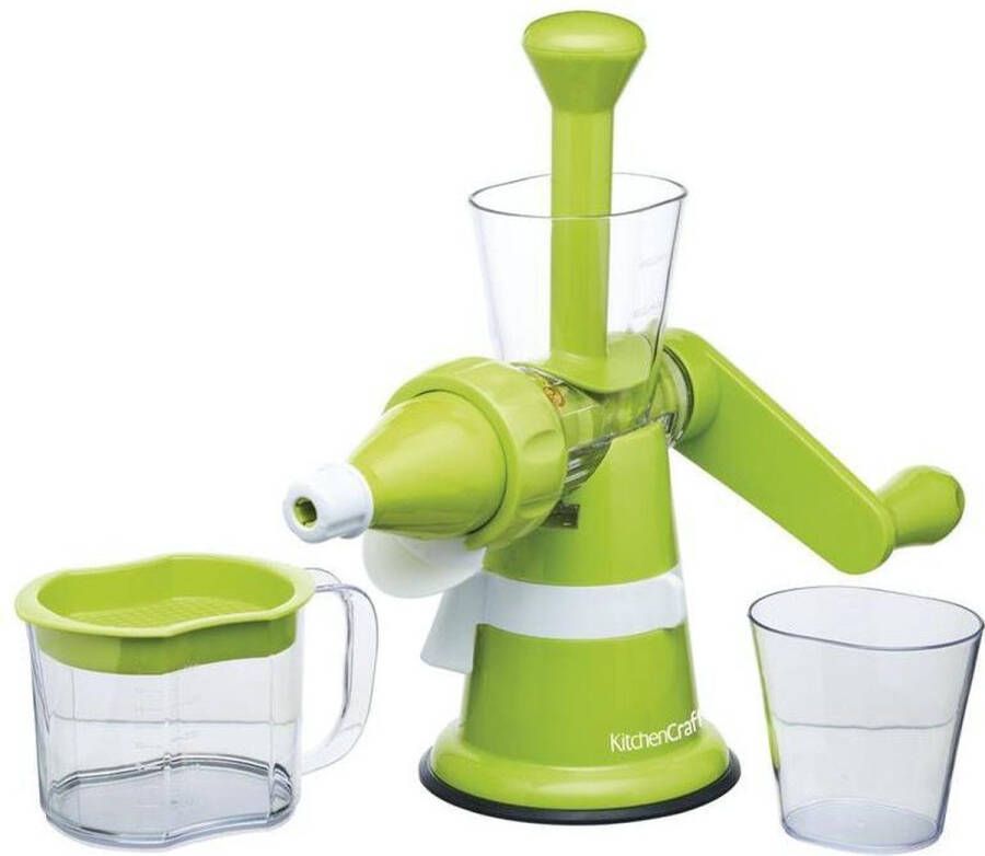 KitchenCraft Juicer Handbediend 13 X 24 X 31 Cm Groen 3-delig