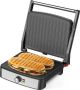 Kitchenwell Tosti apparaat Grill apparaat Anti-aanbaklaag Contactgrill 3-in-1 -180 °C grill - Thumbnail 1