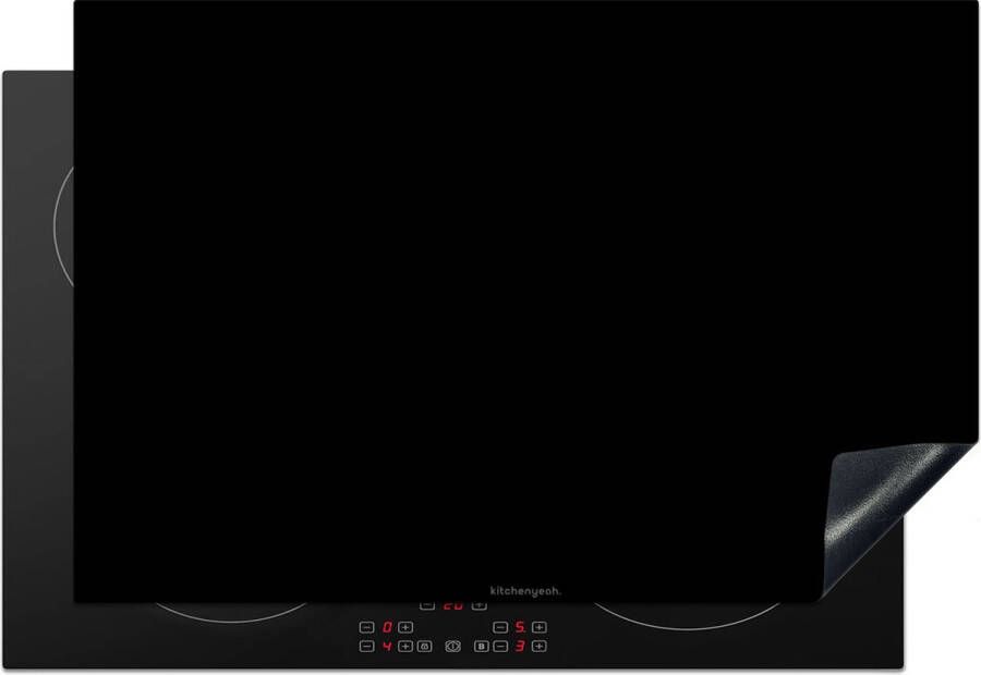 KitchenYeah Inductie mat 78x52 cm Zwart Beschermer voor kookplaat Afdekplaat Bescherming inductieplaat mat Beschermplaat Beschermmat inductiekookplaat Keuken decoratie