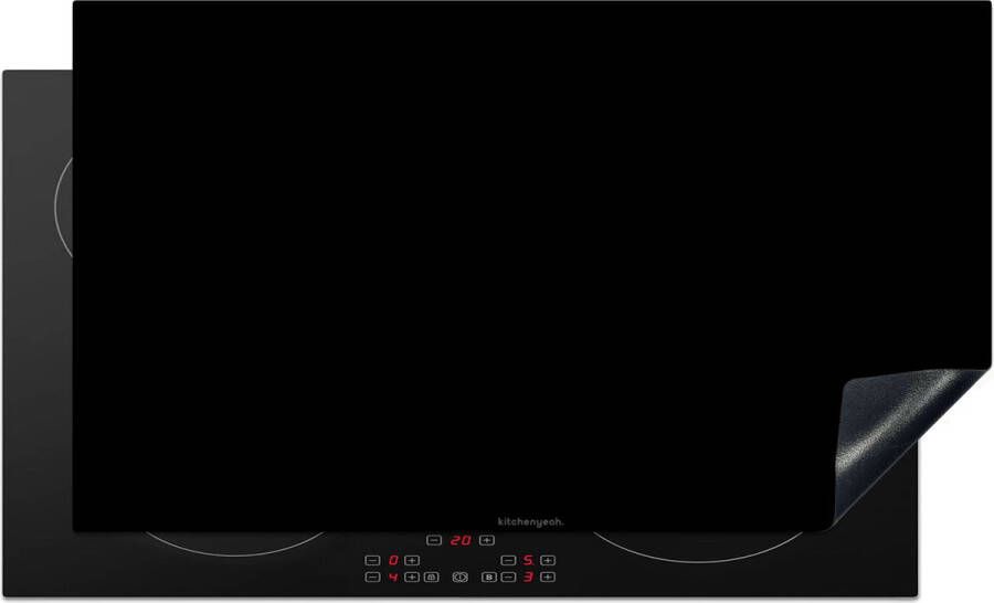 KitchenYeah Inductie mat 90x52 cm Zwart Beschermer voor kookplaat Afdekplaat Bescherming inductieplaat mat Beschermplaat Beschermmat inductiekookplaat Keuken decoratie