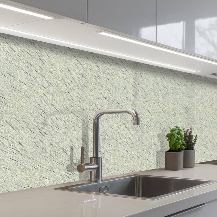 KitchenYeah Keuken achterwand 300x80 cm Spatscherm zelfklevend Groen Muur Krassen Muurbeschermer Spatwand fornuis
