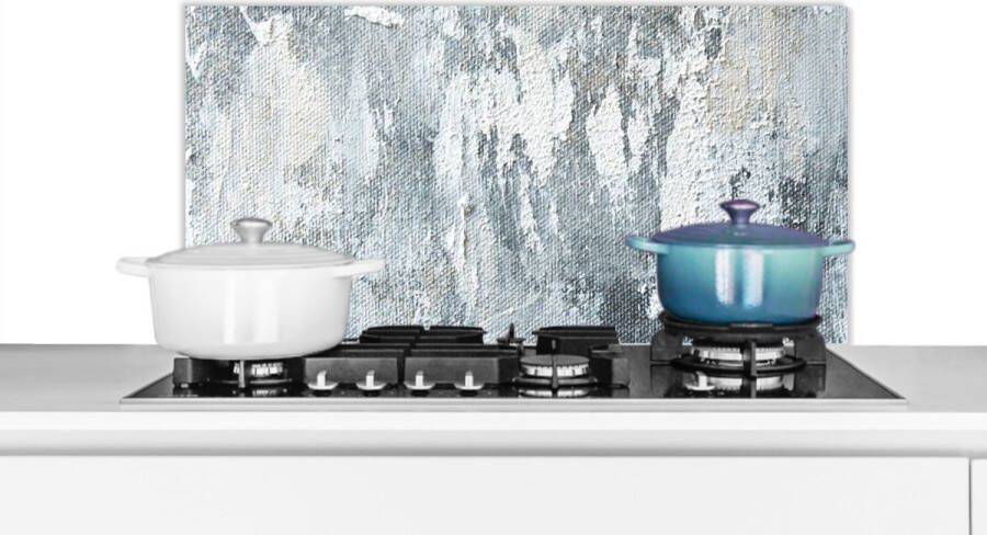 KitchenYeah Spatscherm keuken 80x40 cm Kookplaat achterwand Verf Industrieel Design Muurbeschermer Spatwand fornuis Hoogwaardig aluminium