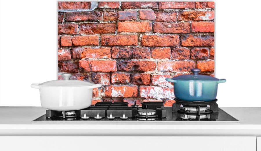 KitchenYeah Spatscherm Metselen Spatwand- Muur Koken Baksteen Keuken achterwand 60x40 cm