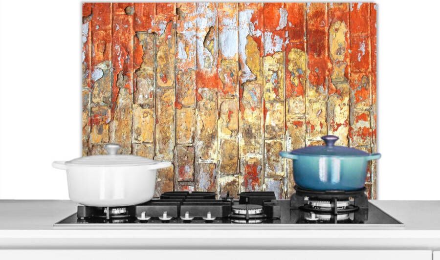 KitchenYeah Spatscherm Verf Baksteen Muur Spatwand keuken Koken 90x60 cm